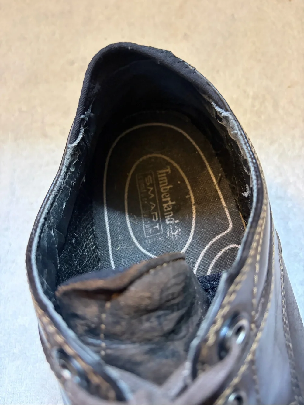 Timberlands Men's Brown Leather Lace-Up Casual Shoes
